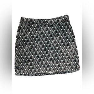 Greg Norman blue patterned athletic skirt skort